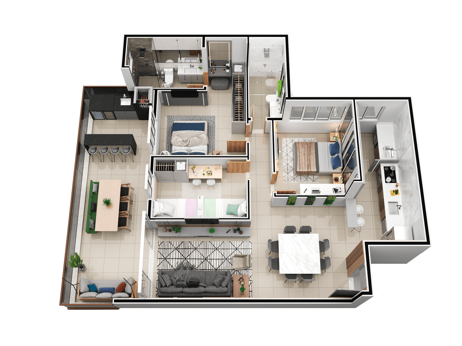 Nossos Apartamentos